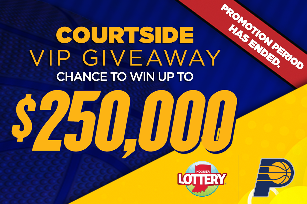 2023-2024 myLOTTERY INDIANA PACERS COURTSIDE VIP GIVEAWAY