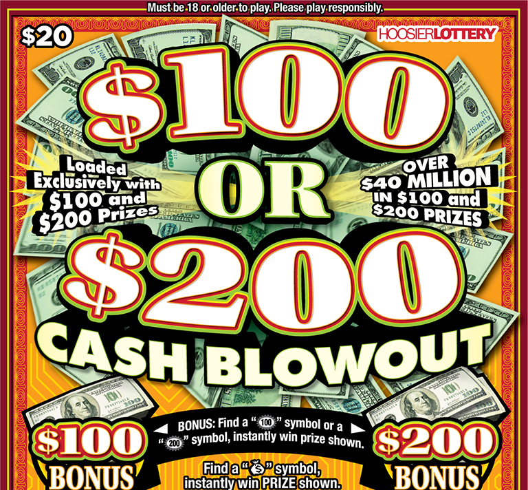 $100 OR $200 CASH BLOWOUT