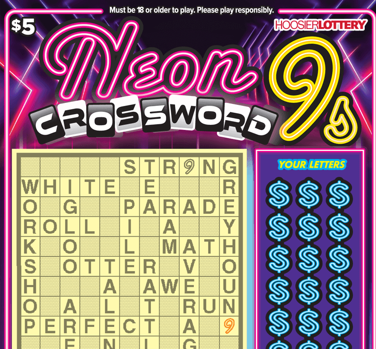 NEON 9s CROSSWORD
