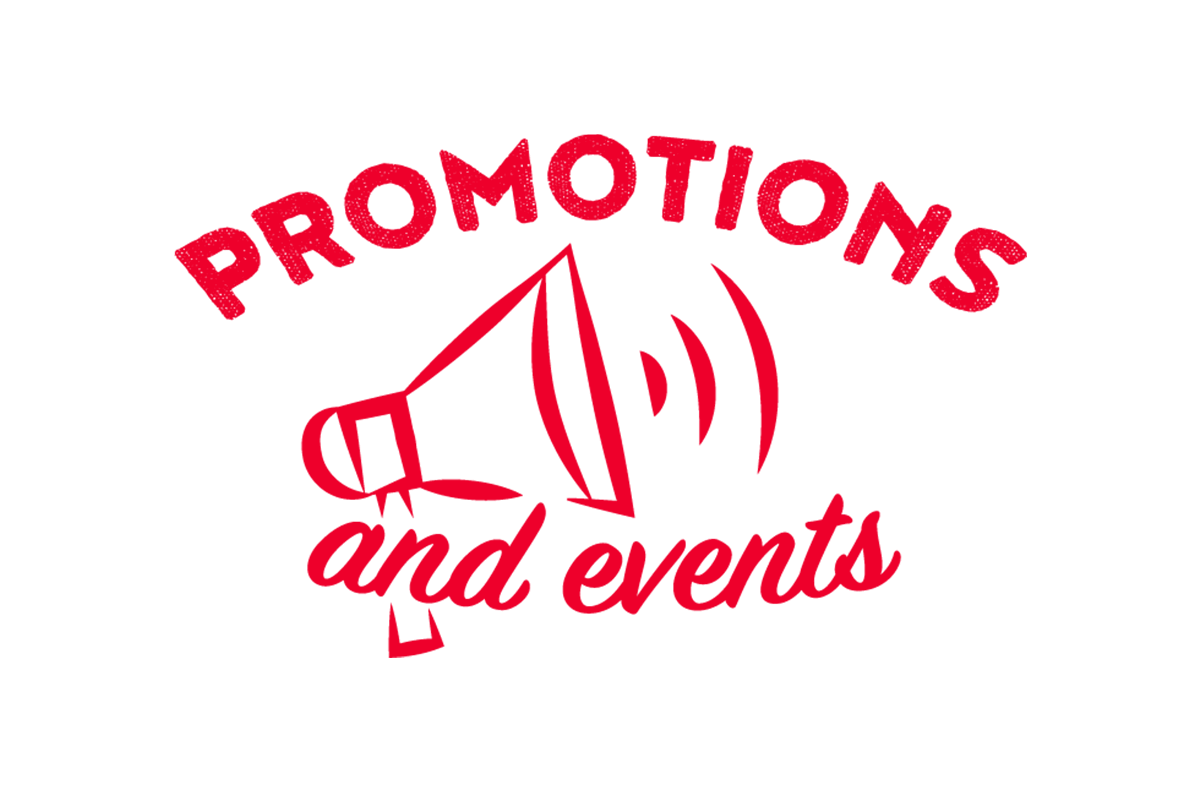 Promotions and events