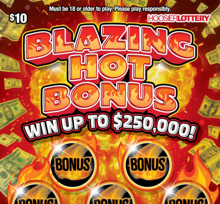 Hoosier Lottery Game Flip Card Image