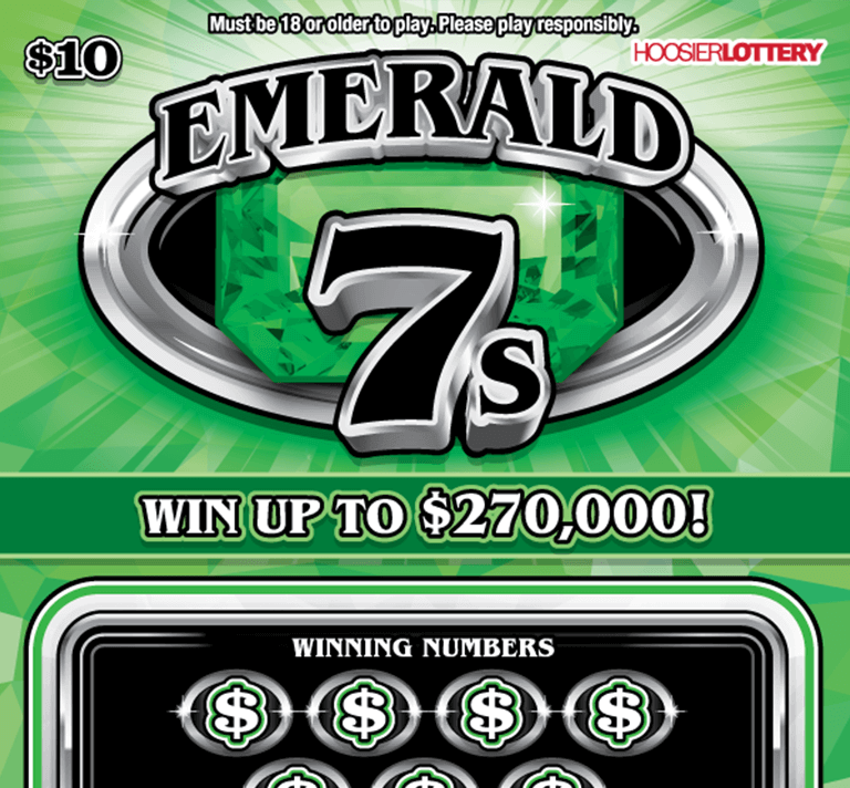 Hoosier Lottery Game Flip Card Image