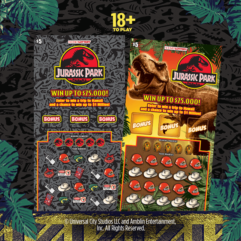 Adventure Awaits with the New JURASSIC PARK Scratch-off