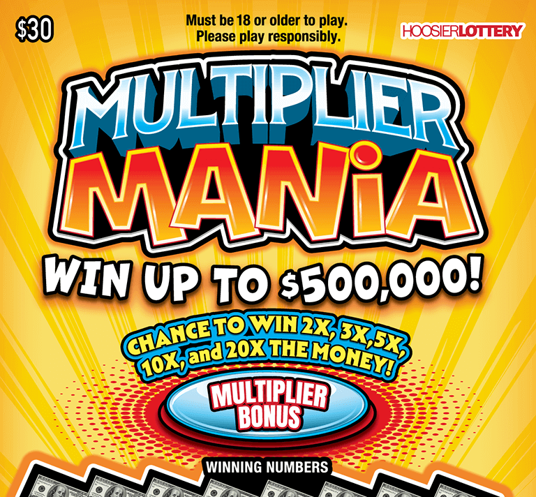 Hoosier Lottery Game Flip Card Image