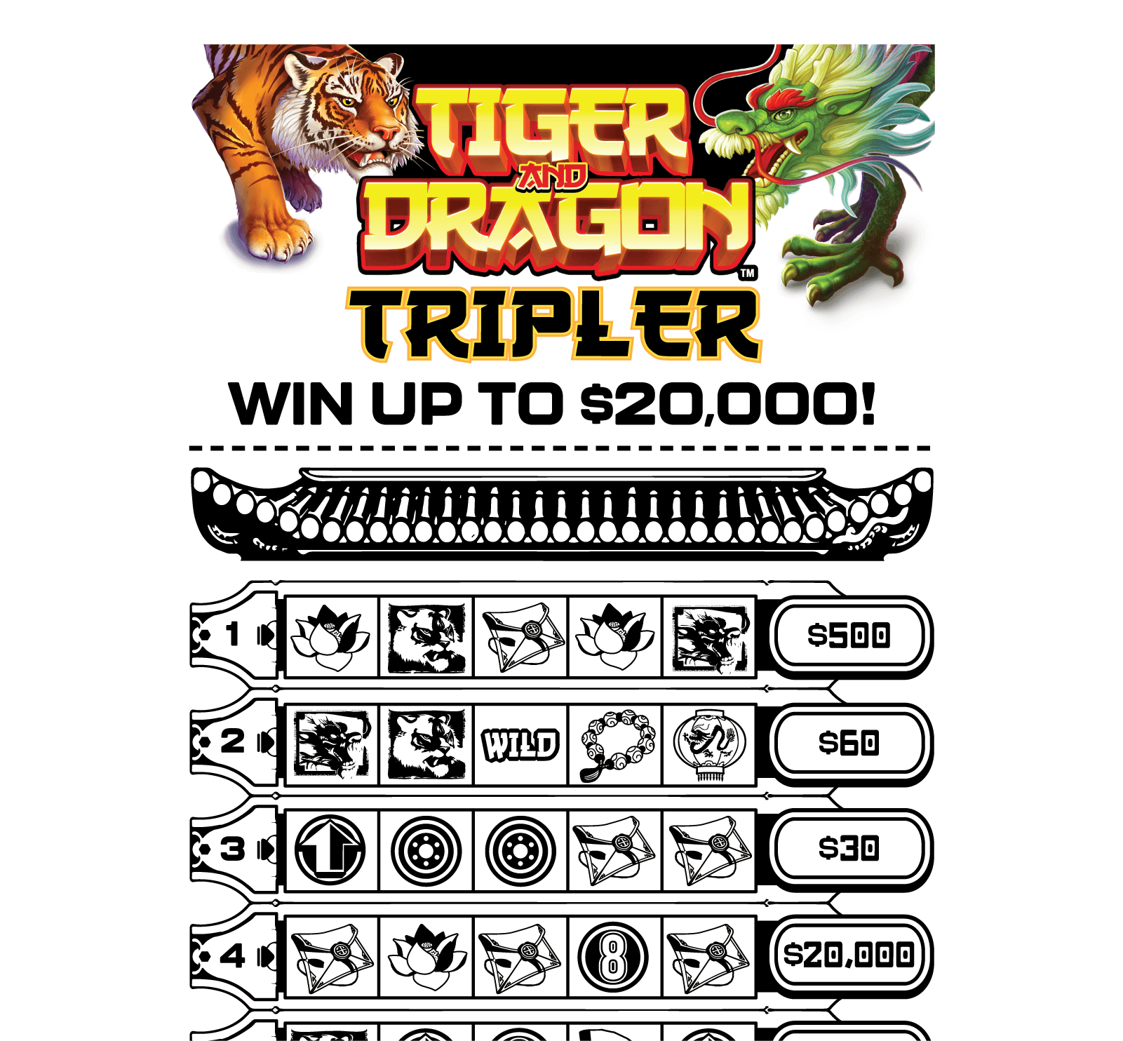 Hoosier Lottery Game Flip Card Image