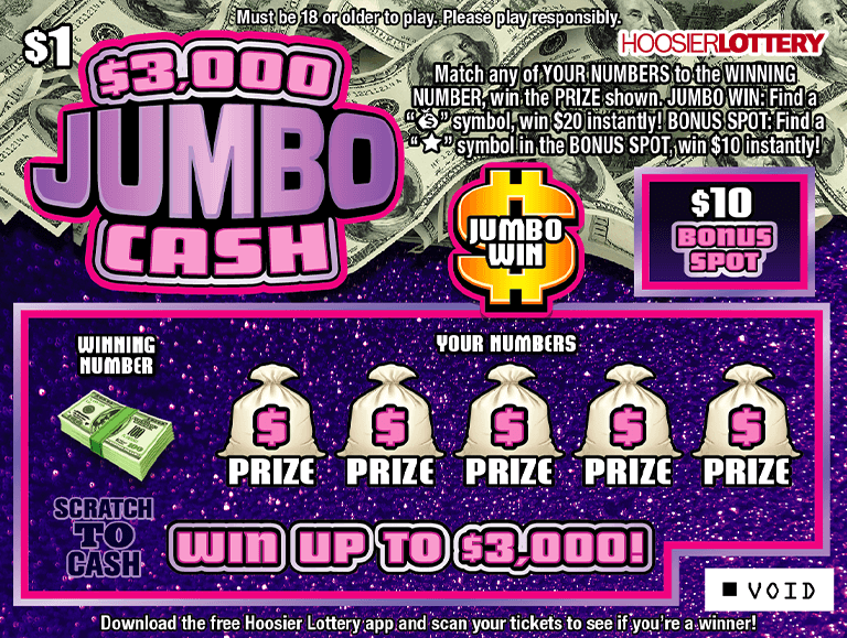 $3,000 JUMBO CASH