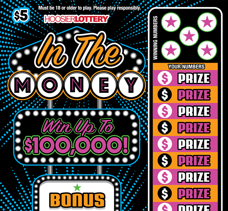 Hoosier Lottery Game Flip Card Image
