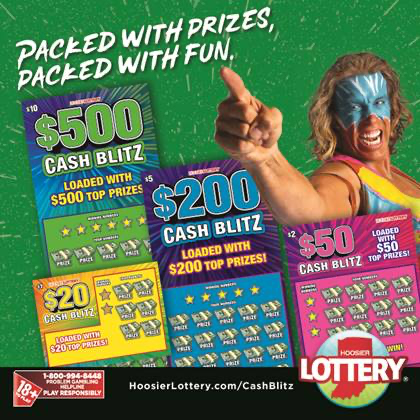 Non-winning Hoosier Lottery Cash Blitz Scratch-offs are also eligible for a Cash Blitz 2nd Chance Promotion drawing, where 20 myLOTTERY members will win $500. The entry deadline for the Cash Blitz 2nd Chance drawing is April 8, 2024, at 11:59 p.m. ET.