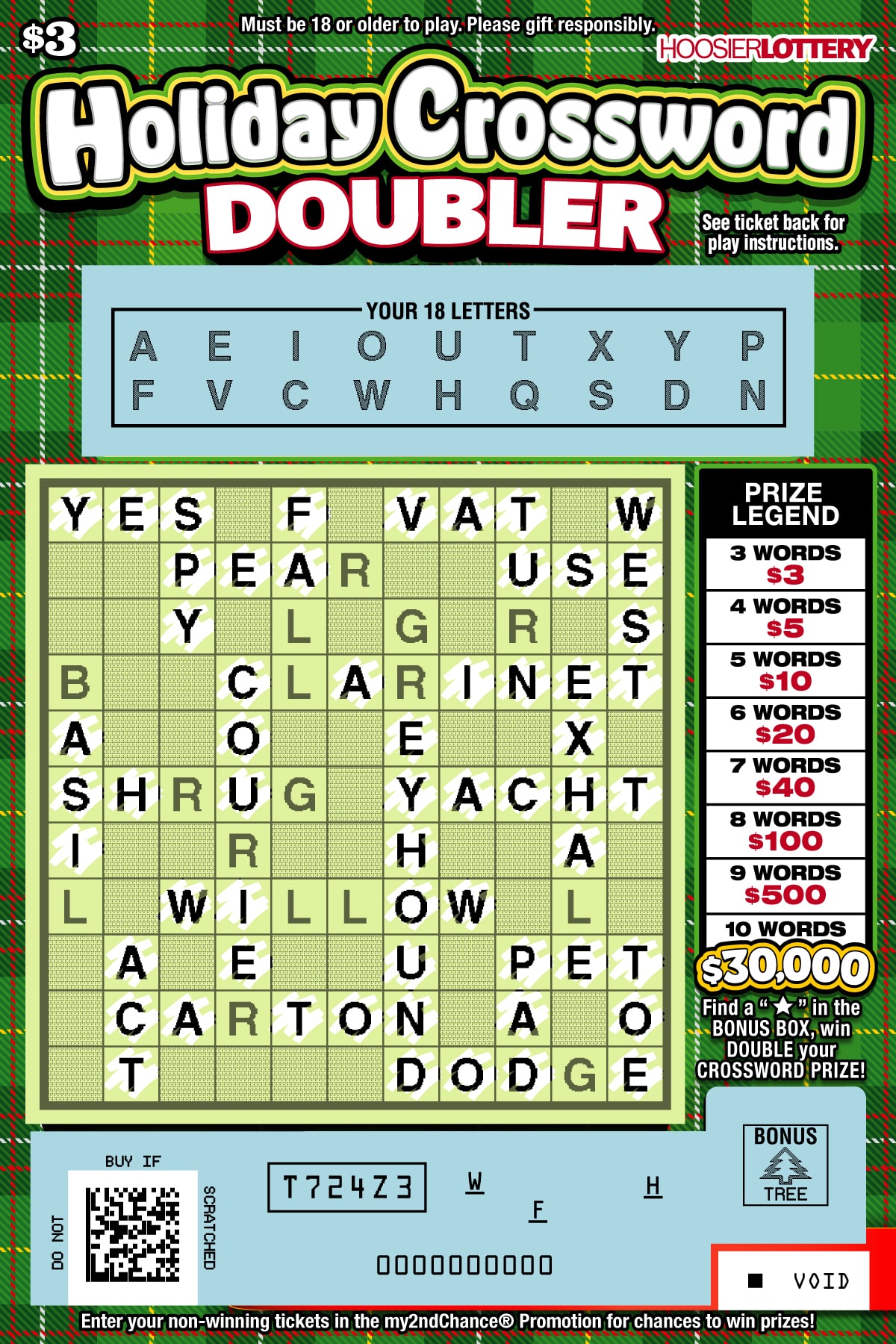 HOLIDAY CROSSWORD DOUBLER