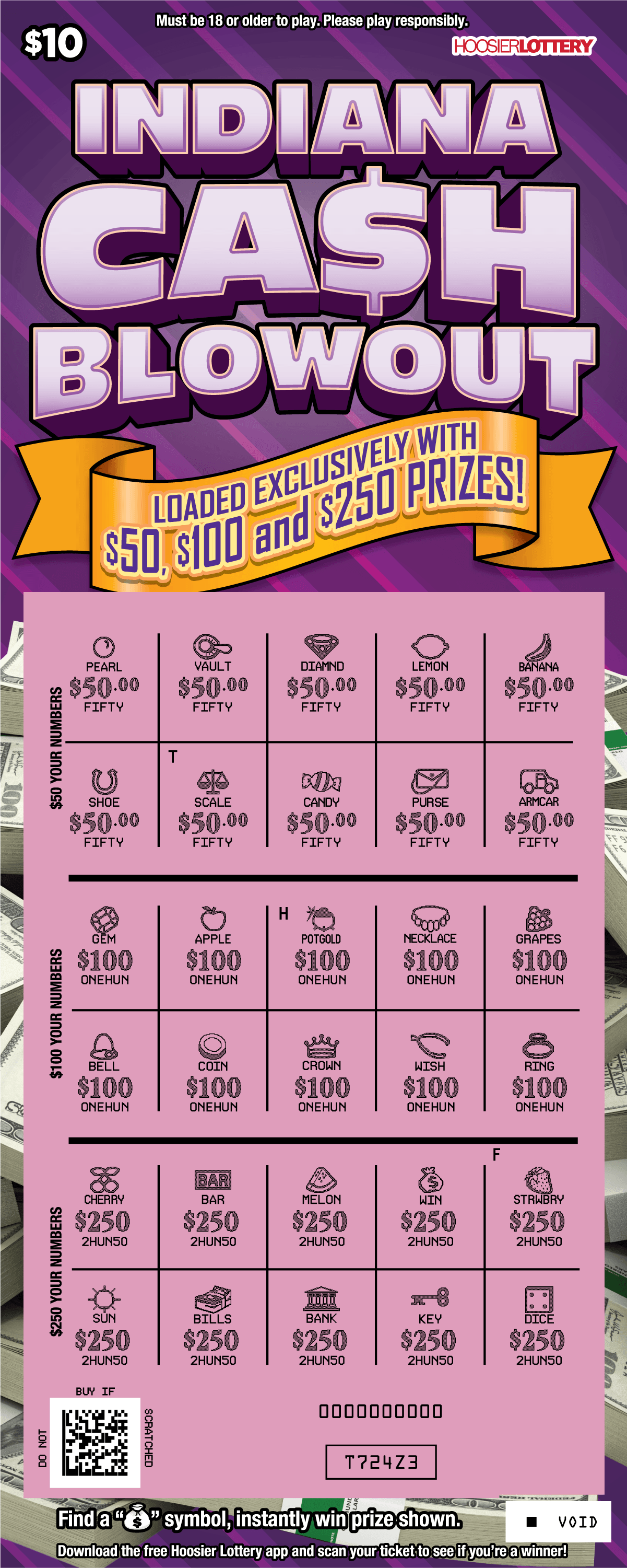 INDIANA CASH BLOWOUT