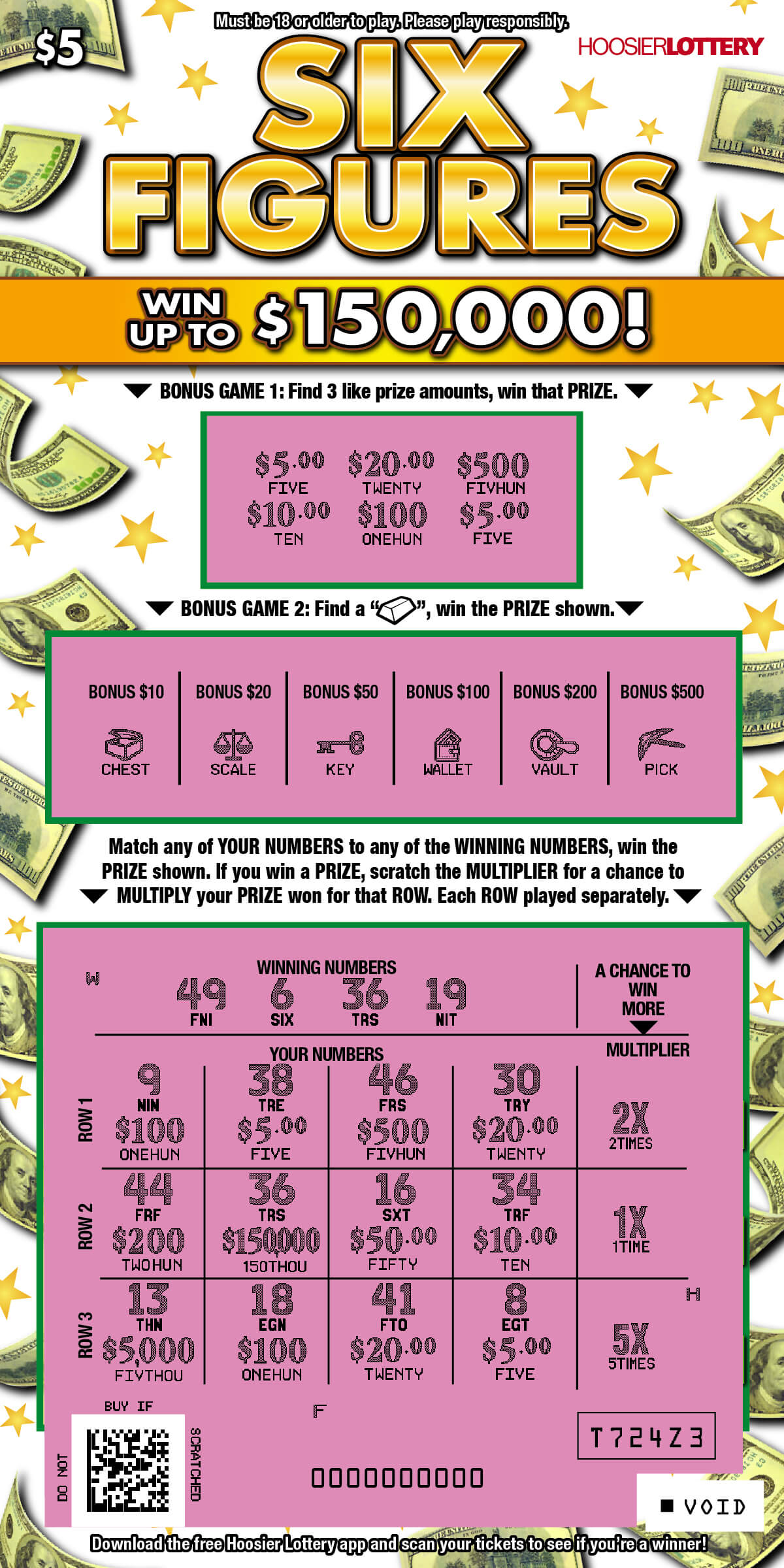Scratch offs Hoosier Lottery Hoosier Lottery
