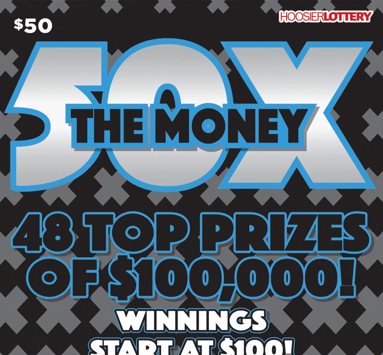 Hoosier Lottery Game Flip Card Image