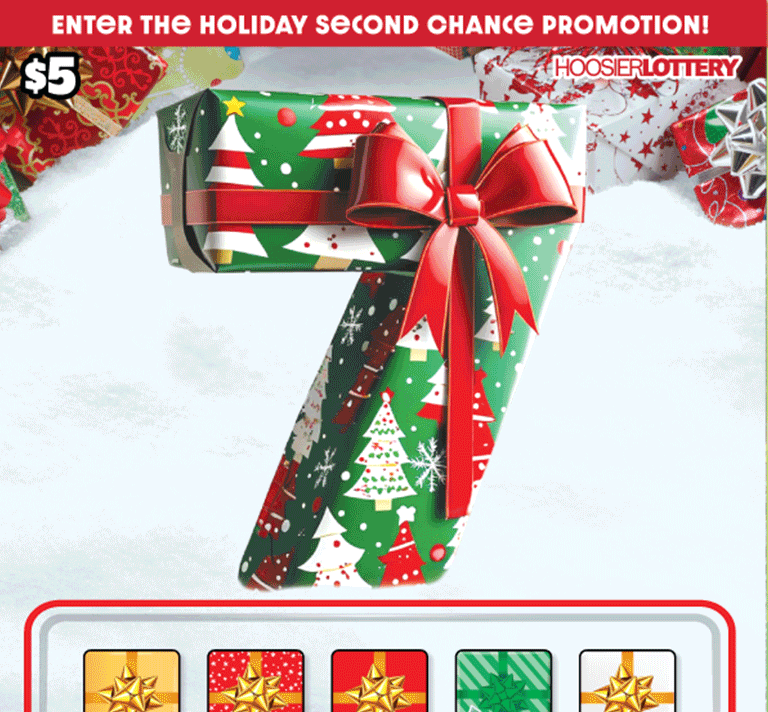 Hoosier Lottery Game Flip Card Image