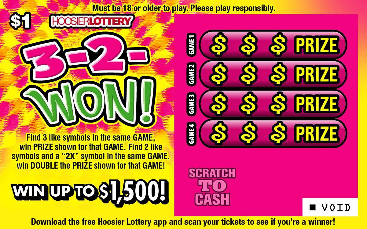 2444 - 3-2-WON! - Hoosier Lottery