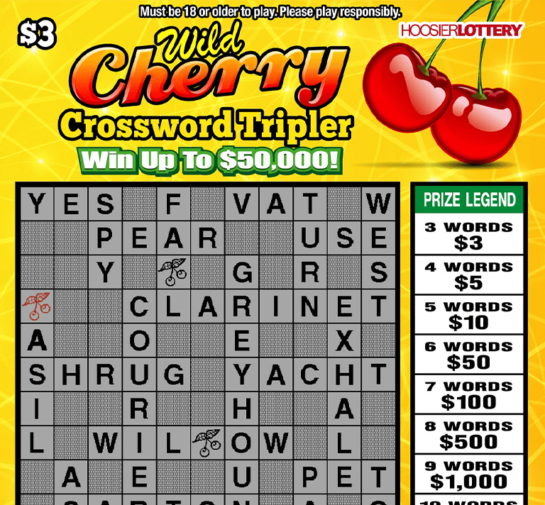 Wild Cherry Crossword Tripler